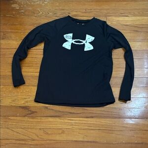 Under Armour Kids Black Long Sleeve Tee